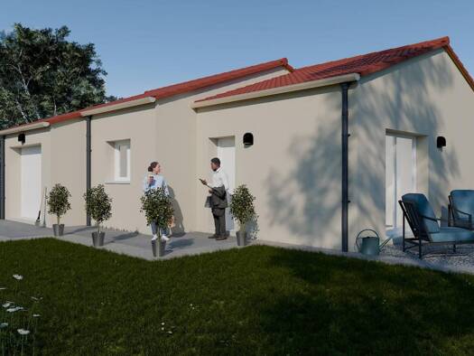 Terrain avec maison neuve à vendre 199 000 € 3 pièces 2 chambres 65 m² 726 m² de terrain Marmiers Aurillac 15000