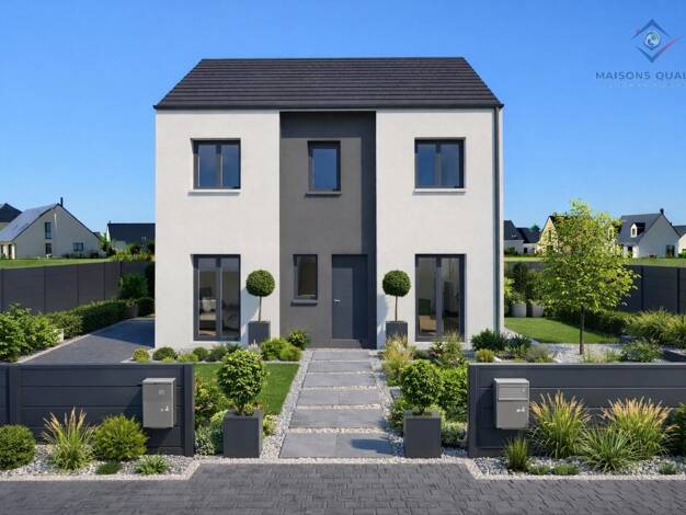 Terrain avec maison neuve à vendre 429 000 € 1 chambre 100 m² 730 m² de terrain Varennes-Jarcy 91480