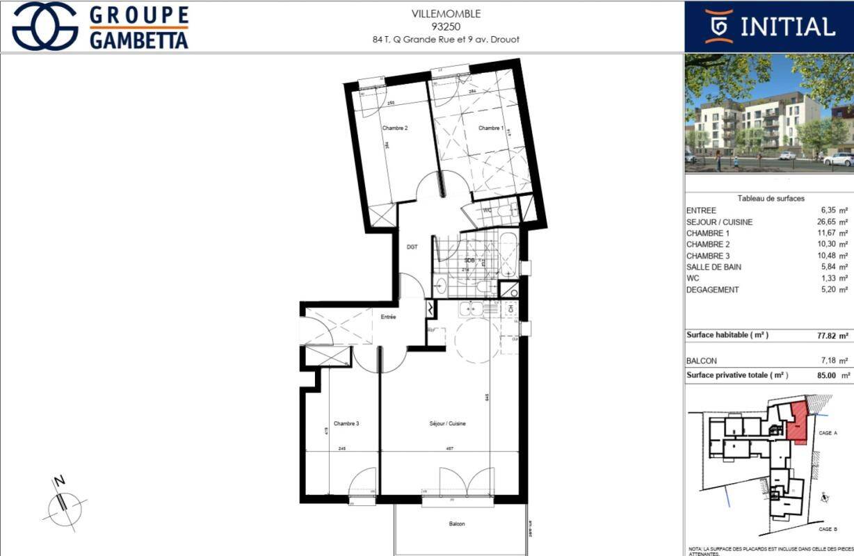 Maison à louer, 77m², VILLEMOMBLE
