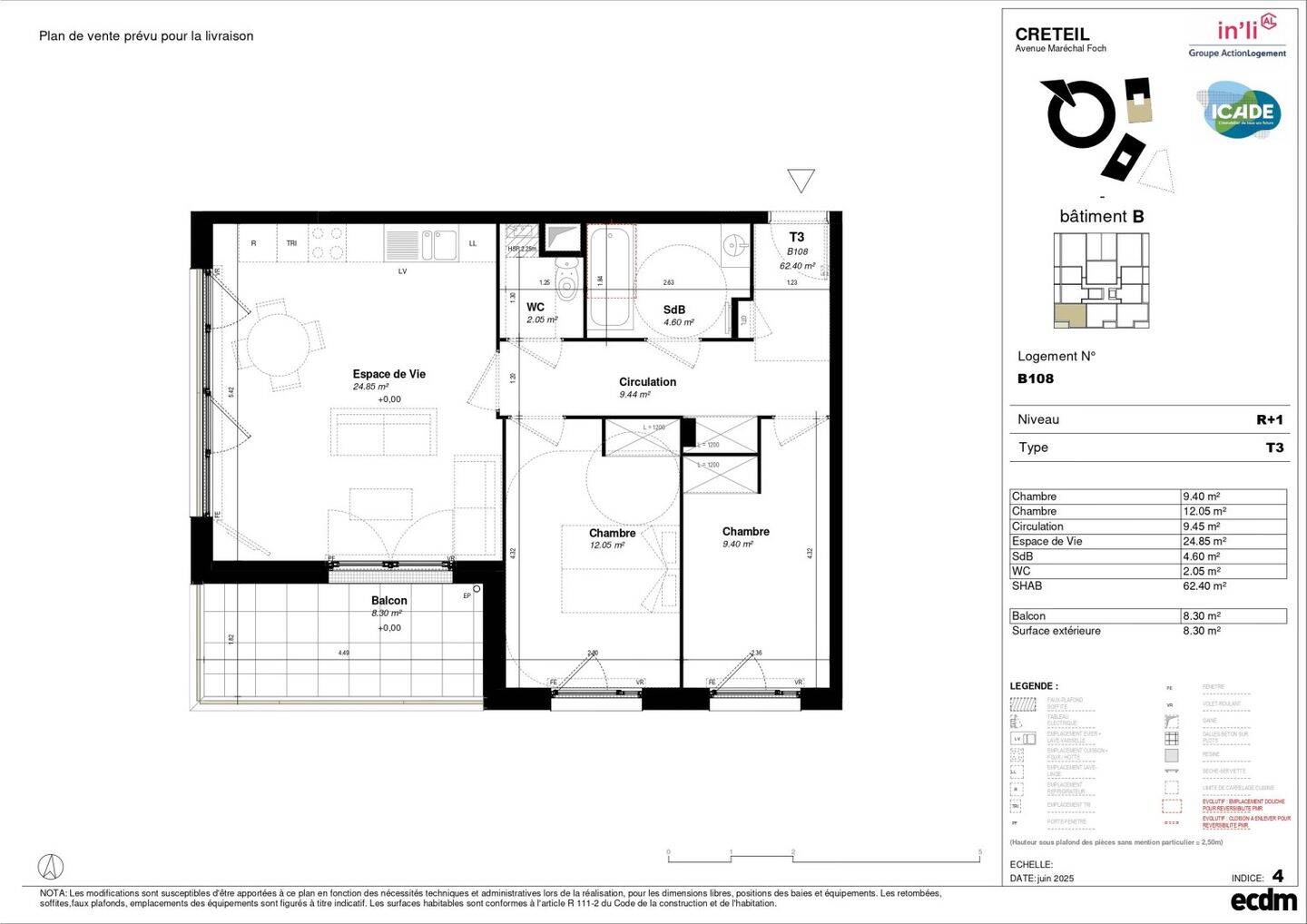 Maison à louer, 62m², CRETEIL