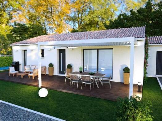 Terrain avec maison neuve à vendre 260 244 € 4 pièces 3 chambres 91 m² 308 m² de terrain Ouest Bessan 34550
