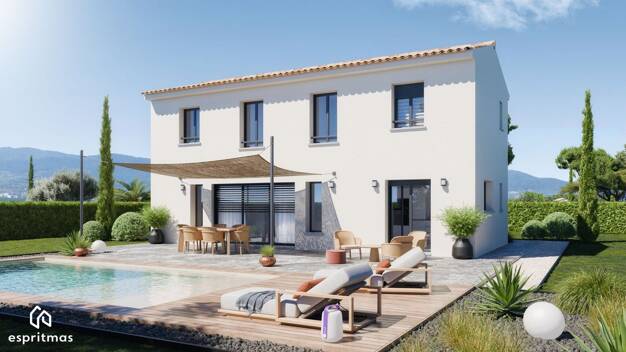 Terrain avec maison neuve à vendre 364 800 € 5 pièces 3 chambres 95 m² 536 m² de terrain Pignans 83790