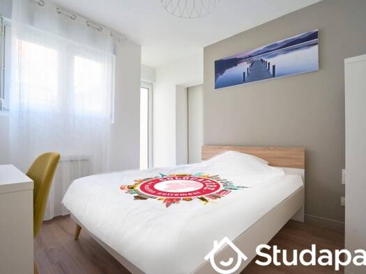 Appartement à louer 490 € 1 pièce 2 chambres 12 m² 1er étage Canteleu-Ampere Lambersart 59130