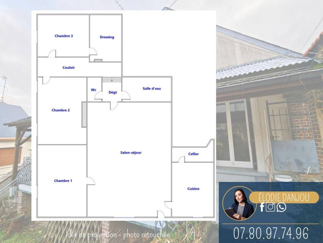 Maison à louer, 88m², MONDOUBLEAU