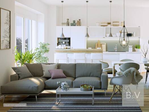 Appartement à vendre 335 000 € 3 pièces 2 chambres 58 m² Étage 1/2 Ascain 64310