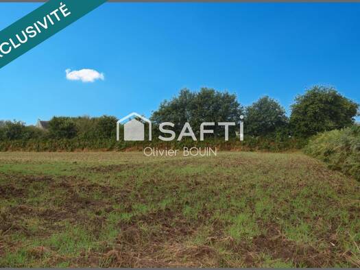 Terrain constructible viabilisé à vendre 78 000 € 482 m² de terrain Tiez Nevez-Epis d'Or-La Montagne Landivisiau 29400