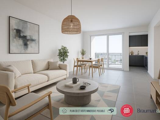 Appartement à vendre - neuf 475 900 € 4 pièces 3 chambres 82 m² 4ème étage Musée-Village Lattes 34970