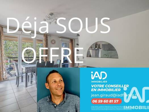 Appartement à vendre 279 000 € 4 pièces 3 chambres 84,42 m² Étage 1/2 Lancey-Villard Bonnot Villard-Bonnot 38190