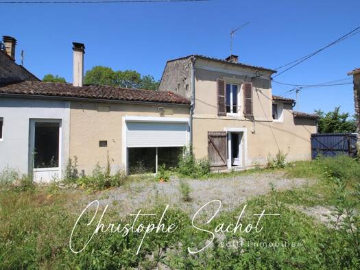 Maison à vendre 128 000 € 5 pièces 4 chambres 125 m² 900 m² de terrain Dœuil-sur-le-Mignon 17330