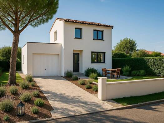 Terrain avec maison neuve à vendre 299 900 € 4 pièces 3 chambres 90 m² 483 m² de terrain Brignac 34800