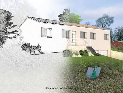 Terrain avec maison neuve à vendre 321 350 € 5 pièces 4 chambres 100 m² 1 044 m² de terrain Gimont 32200