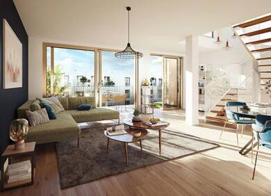Duplex à vendre 317 731 € 4 pièces 3 chambres 99 m² 2ème étage Cergy 95000