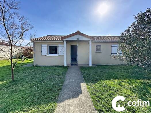 Maison de plain-pied à vendre 200 000 € 6 pièces 3 chambres 105 m² 600 m² de terrain Bordères-sur-l'Échez 65320