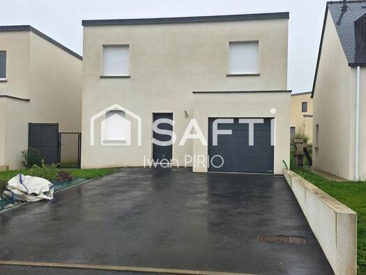 Maison de ville à louer 1 080 € 5 pièces 4 chambres 102 m² 295 m² de terrain Guignen 35580