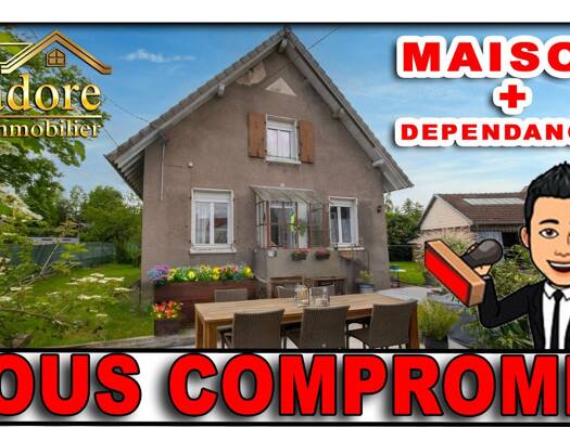 Maison à vendre 146 000 € 5 pièces 3 chambres 90 m² 1 700 m² de terrain Neuvillers-sur-Fave 88100