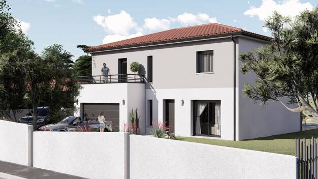 Terrain avec maison neuve à vendre 356 577 € Coudes 63114