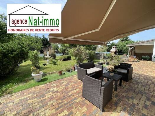 Maison de plain-pied à vendre 158 000 € 4 pièces 3 chambres 76 m² 821 m² de terrain La Selle-sur-le-Bied 45210