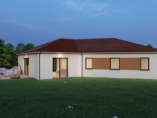 Terrain avec maison neuve à vendre 245 000 € 5 pièces 3 chambres 126,3 m² Domèvre-sur-Durbion 88330