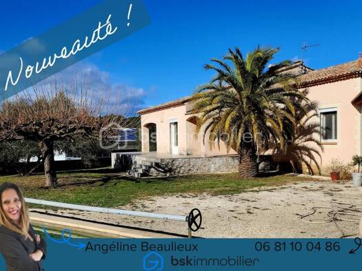 Maison de plain-pied à vendre 467 000 € 7 pièces 4 chambres 183 m² 4 000 m² de terrain Saint-Maurice-de-Cazevieille 30360