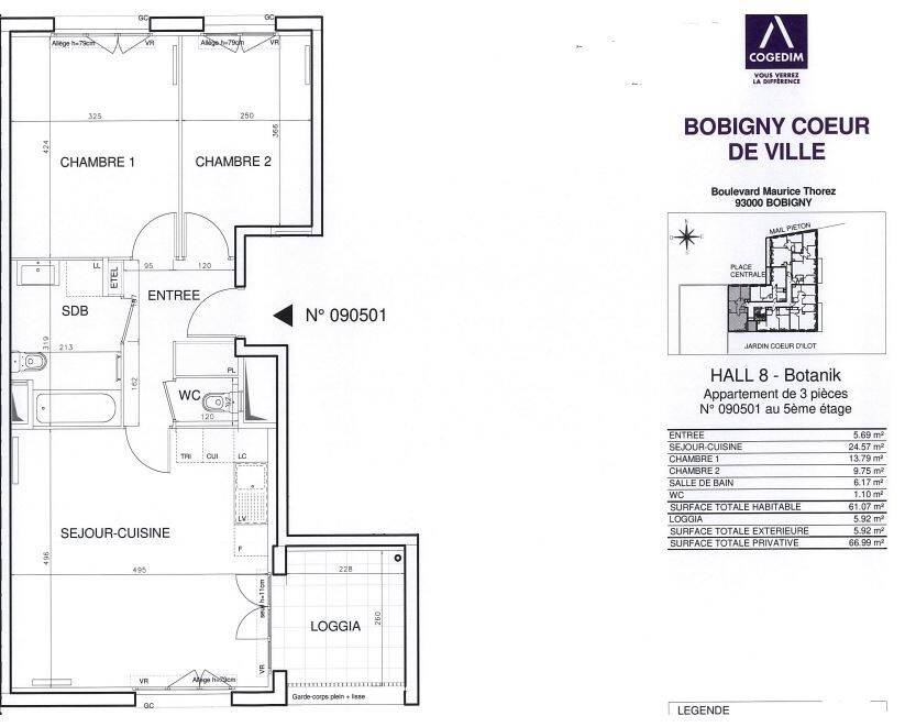 Maison à louer, 61m², BOBIGNY