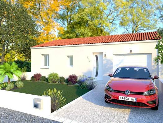 Terrain avec maison neuve à vendre 168 529 € 4 pièces 4 chambres 75,93 m² 421 m² de terrain Saint-Hilaire-des-Loges 85240