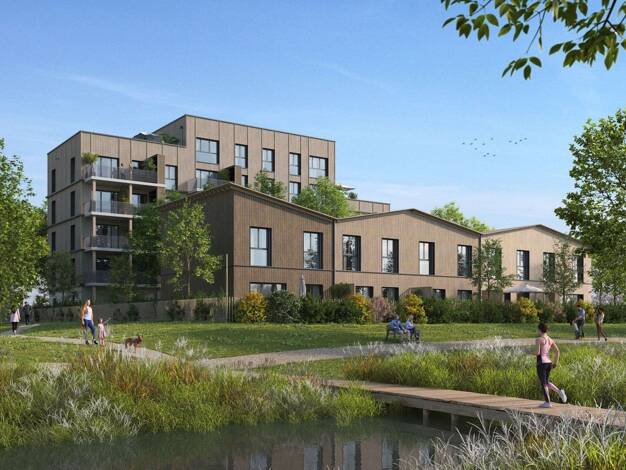 Appartement à vendre - neuf 223 308 € 3 pièces 2 chambres 63,1 m² 1er étage Saint Ferjeux - Rosemont Besançon 25000