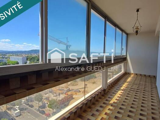 Appartement à vendre 159 000 € 4 pièces 3 chambres 110 m² Étage 11/13 Leclerc Rillieux-la-Pape 69140