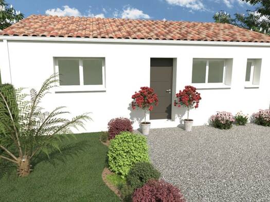 Terrain avec maison neuve à vendre 188 000 € 4 pièces 2 chambres 59,6 m² 455 m² de terrain Rouans 44640