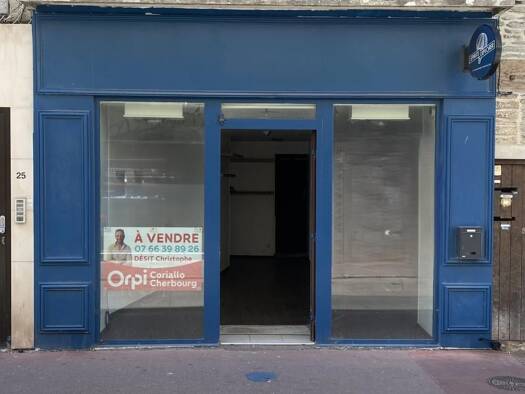 Local commercial à vendre 108 000 € 27 m² de surface de vente Centre Cherbourg-en-Cotentin 50100