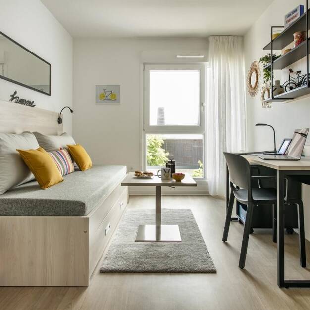 Appartement à louer 525 € 1 pièce 19 m² La Fontaine du Bac Clermont-Ferrand 63000