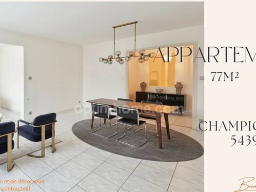 Appartement à vendre 142 000 € 4 pièces 2 chambres 78 m² Étage 5/5 Les Mouettes Champigneulles 54250