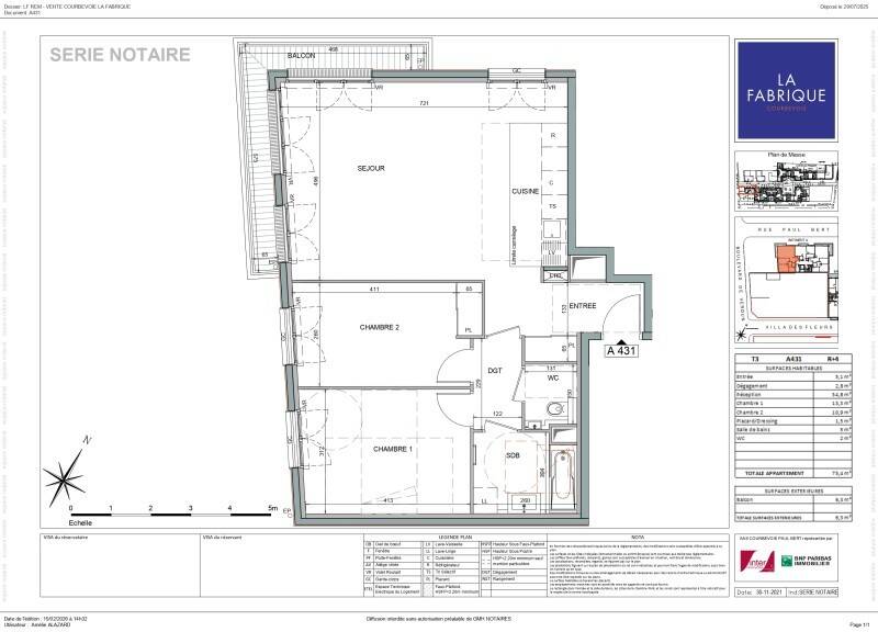 Maison à louer, 82m², COURBEVOIE