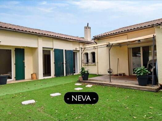Maison de plain-pied à vendre 199 900 € 5 pièces 4 chambres 135 m² 312 m² de terrain Hôpital Nîmes 30900