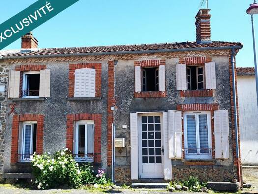Maison à vendre 35 500 € 4 pièces 1 chambre 67 m² Val d Oire et Gartempe 87320