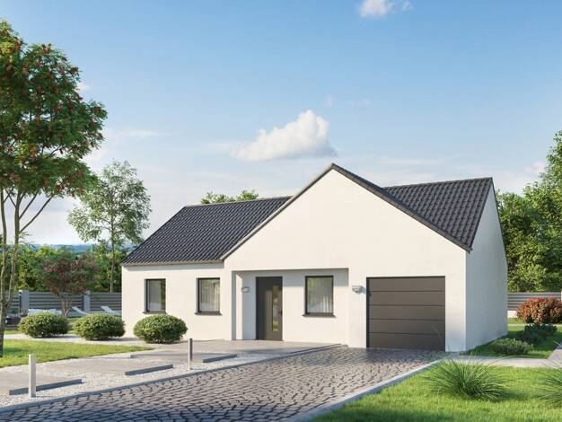 Terrain avec maison neuve à vendre 237 157 € 4 pièces 3 chambres 78 m² 471 m² de terrain Monnaie 37380