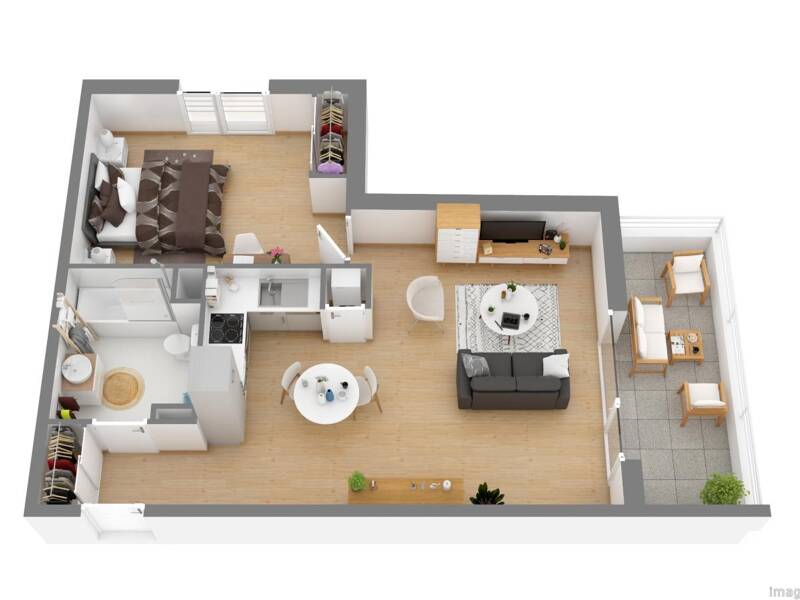 Maison à louer, 51m², MONDELANGE