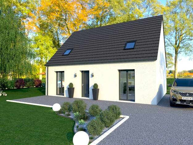 Terrain avec maison neuve à vendre 219 228 € 5 pièces 3 chambres 90 m² 456 m² de terrain Fouilloy 80800