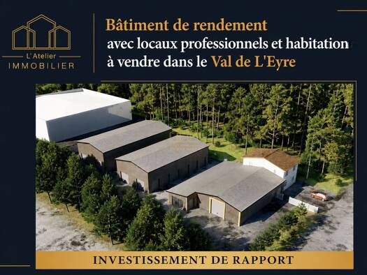 Entrepôt à vendre 1 575 000 € 860 m² d'espace de stockage Mios 33380