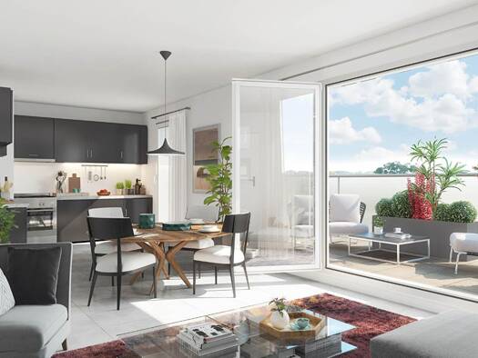 Appartement à vendre - neuf 232 000 € 3 pièces 2 chambres 65 m² Étage 1/4 Les Castors Saint-Omer 62500