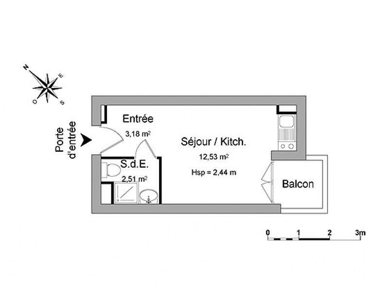 Maison à louer, 18m², MONTPELLIER