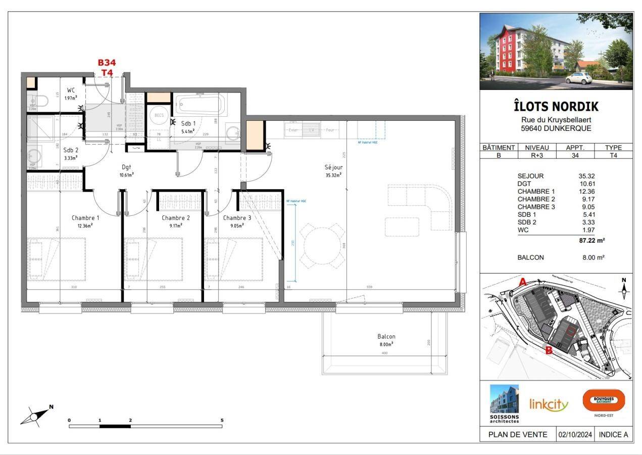 Maison à louer, 86m², DUNKERQUE