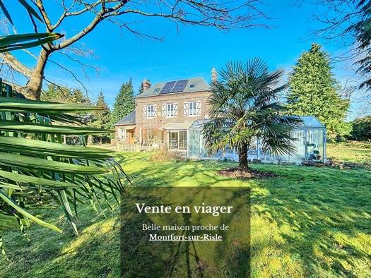 Maison en viager occupé Bouquet 201 000 € 7 pièces 4 chambres 142 m² 4 448 m² de terrain Thierville 27290
