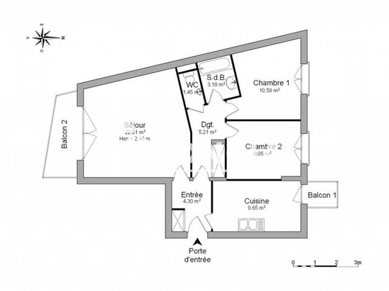 Maison à louer, 65m², RENNES