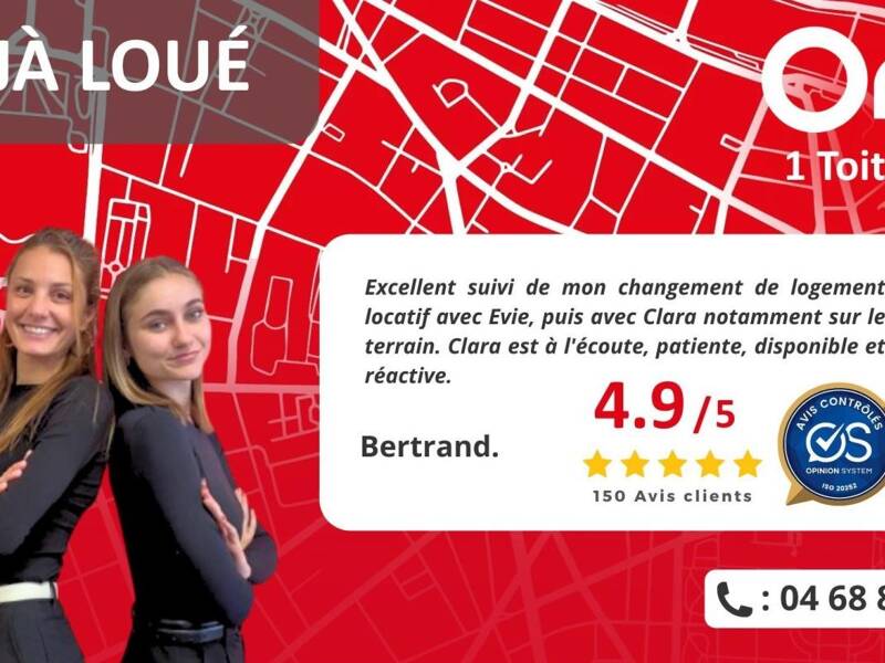 Maison à louer, 66m², PERPIGNAN