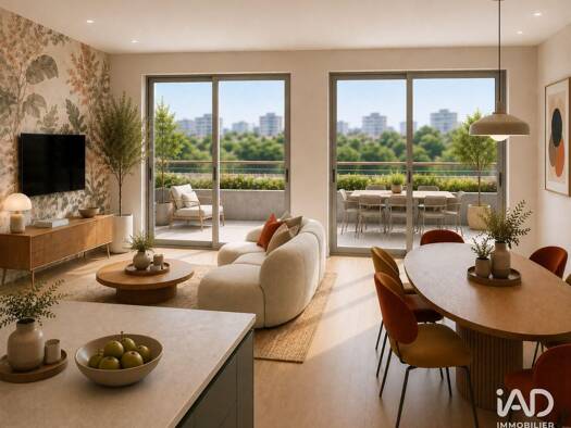 Appartement à vendre - neuf 615 000 € 3 pièces 2 chambres 87 m² RDC Montchat Lyon 3ème arrondissement 69003
