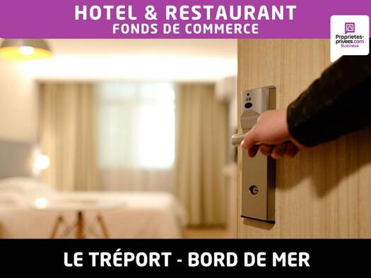 Hôtel à vendre Fonds de commerce 600 000 € 1 pièce 1 000 m² d'espace de restauration Moderne Le Tréport 76470