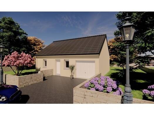 Terrain avec maison neuve à vendre 139 600 € 2 pièces 2 chambres 50 m² 520 m² de terrain Saint-Rémy-des-Monts 72600