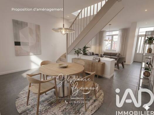 Maison à vendre 147 800 € 4 pièces 3 chambres 89,65 m² 196 m² de terrain Haisnes 62138