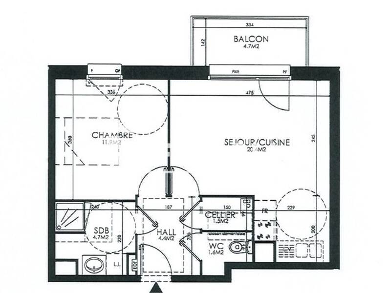 Maison à louer, 45m², ROUBAIX