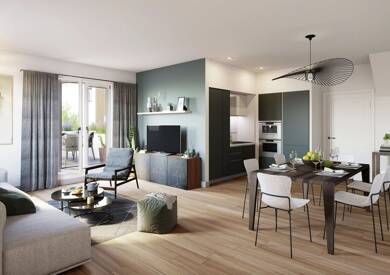 Appartement à vendre 234 000 € 3 pièces 63 m² Chantereine-La Fontaine-Arcades-Castermant Chelles 77500